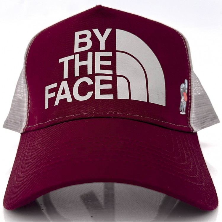 Gorra BY THE FACE - Burgundy/Gris Gorra BY THE FACE - Burgundy/Gris