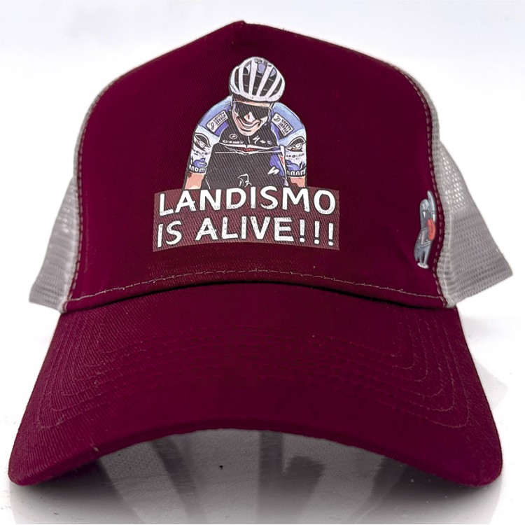 Gorra LANDISMO IS ALIVE - Burgundy/Gris Gorra LANDISMO IS ALIVE - Burgundy/Gris