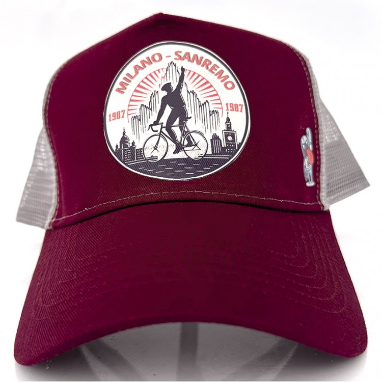 Gorra 1907 MILANO SAN REMO - Burgundy/Gris Gorra 1907 MILANO SAN REMO - Burgundy/Gris