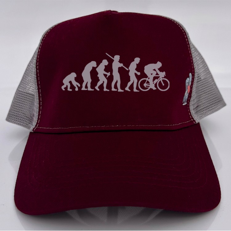 Gorra CYCLIST EVOLUTION - Burgundy/Gris Gorra CYCLIST EVOLUTION - Burgundy/Gris