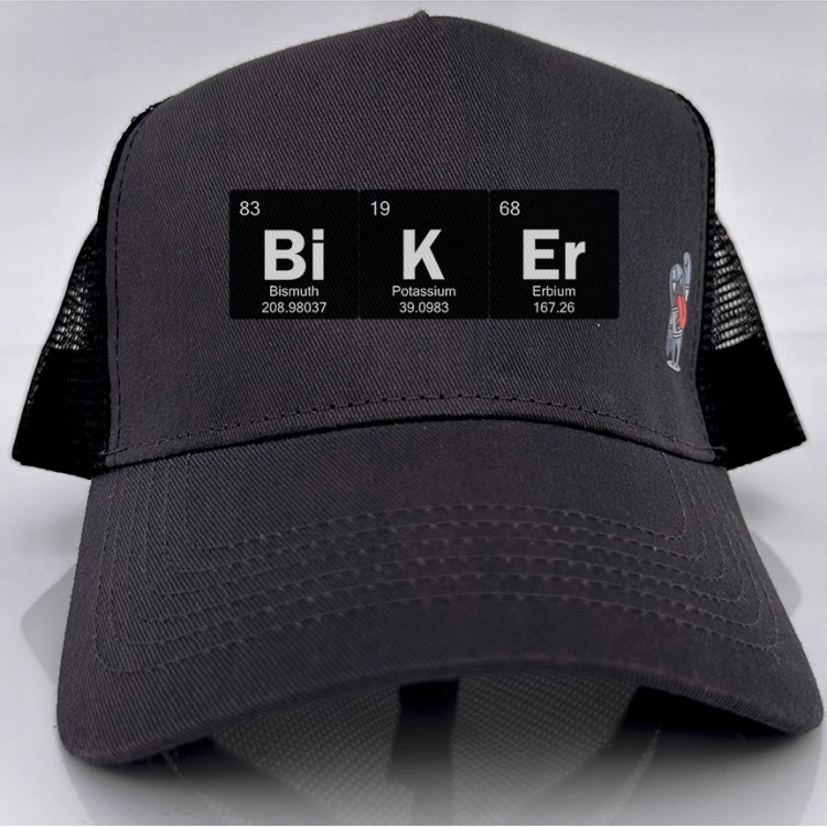 Gorra BIKER - Gris/Negro Gorra BIKER - Gris/Negro